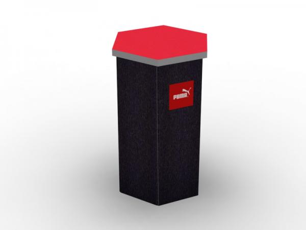 DI-646 Trade Show Pedestal -- Fabric Folding Panel Design -- Image 3